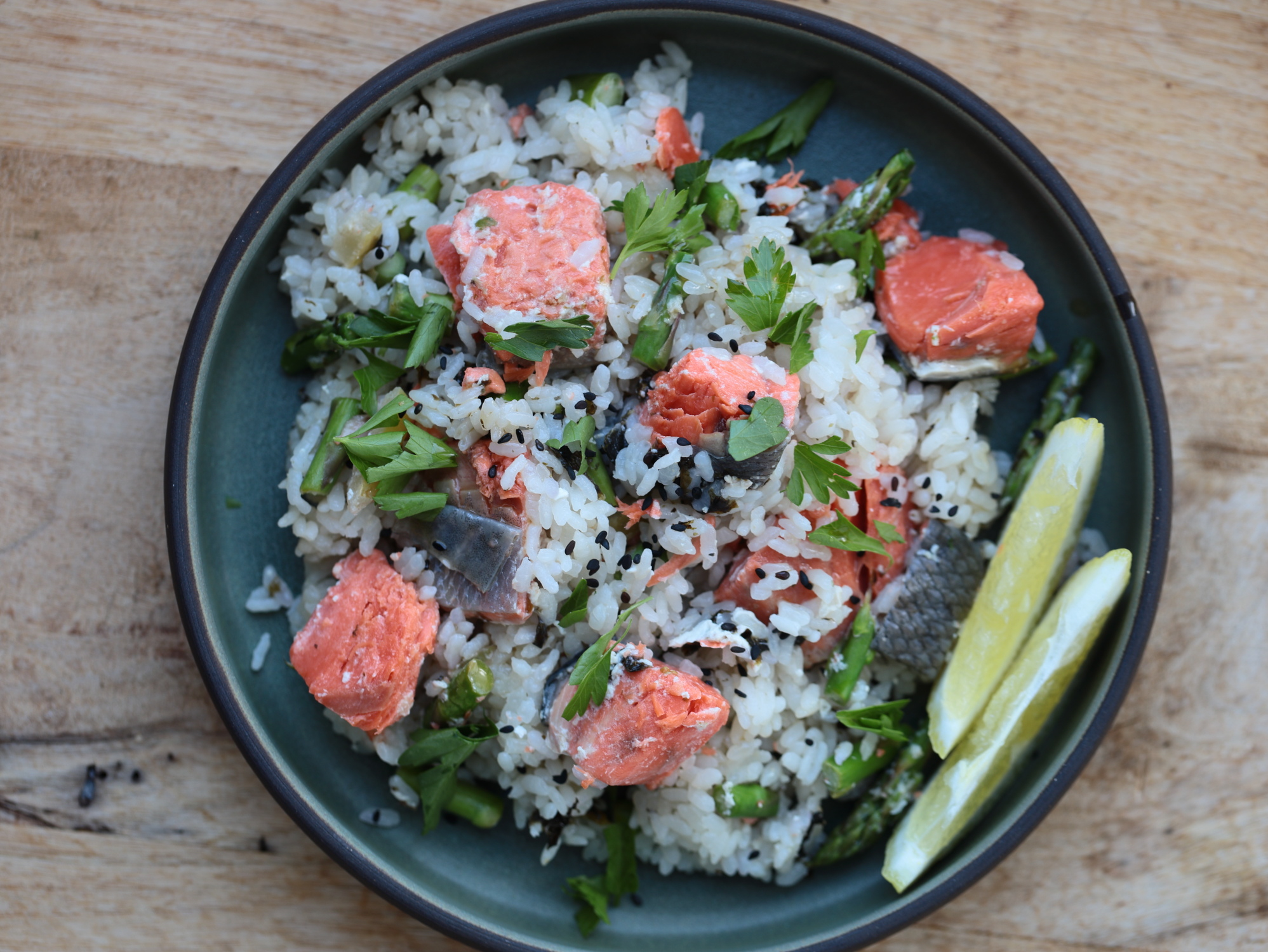 One-pot Ginger Salmon And Rice - Ever Open Sauce